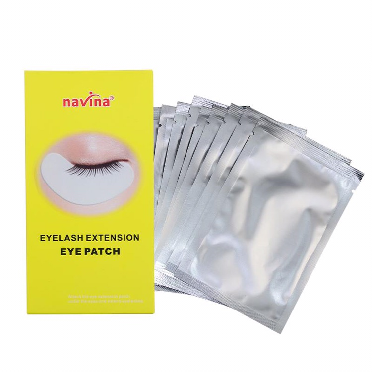 navina Yavea Special Protein Eye Patch for false eyelash Extension, Yellow Box Comfort Version, Protein Isolation Patch, Special eyelash Pad for Eyelash extension, imported eye patch from South Korea, exclusively for export Application Scenario