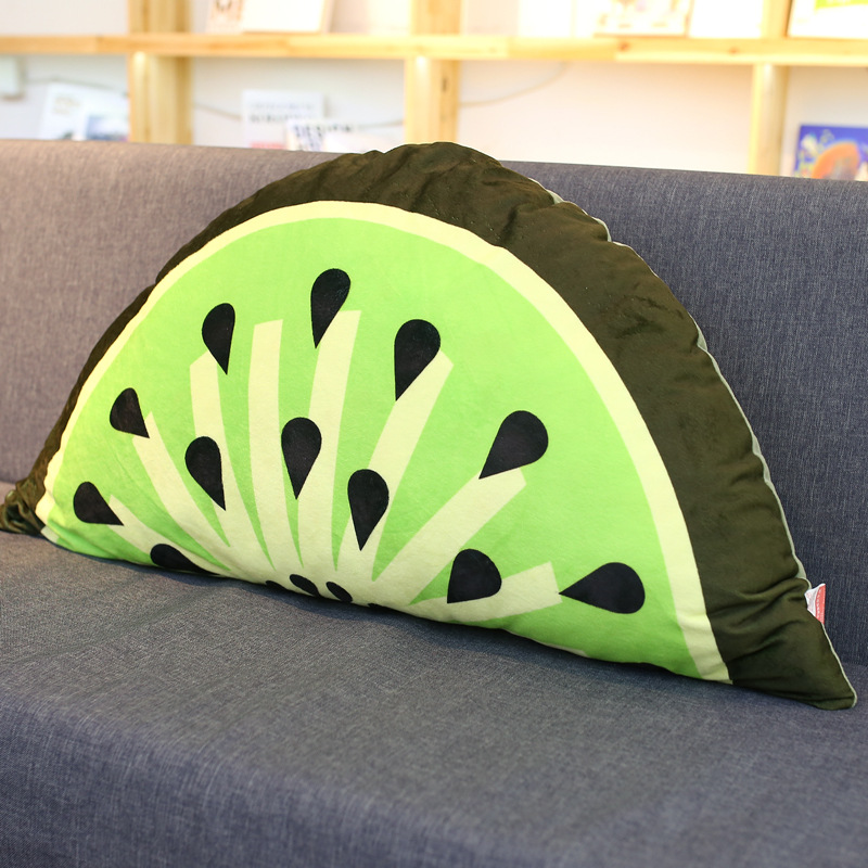 卡通儿童床头靠垫软包水果公主靠枕可爱双人榻榻米拆洗三角大靠背详情2