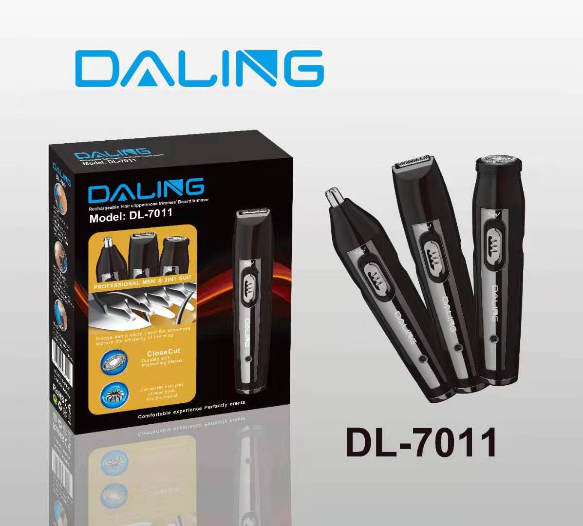 Daring electric nose hair trimmer DL-7011 Shaving nose hair trimmer multi-function sideburns knife eyebrow trimmer cross border full figure