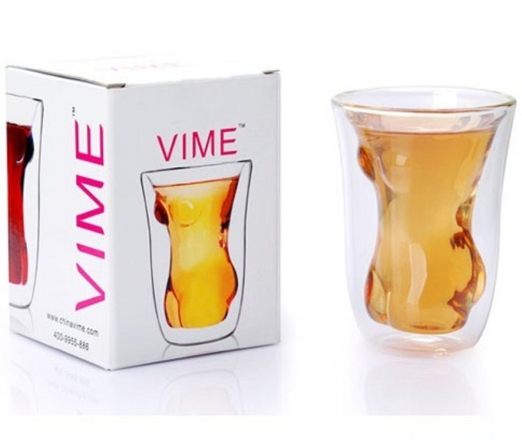 美女杯 美女双层隔热杯 裸女玻璃杯 裸女创意杯 美女杯 裸女杯详情图6