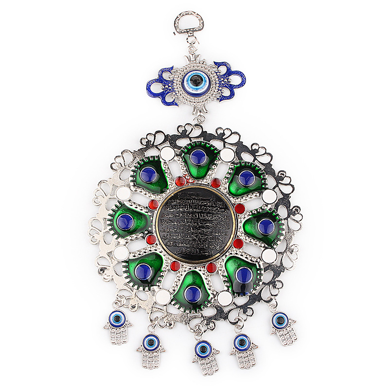 Angel Eyes Turkish Wall Pendant Big Palm Pendant Eye Of Luck Window Decoration Car Key Chain undefined