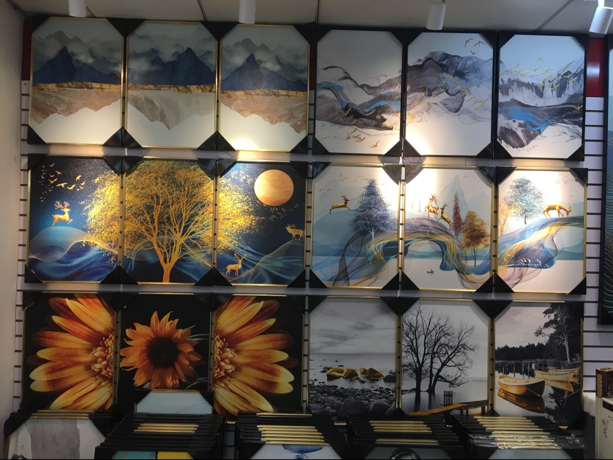 Hotel Room Hanging Picture Homestay Wall Painting New Chinese Hanging Picture
Ins Decorative Painting