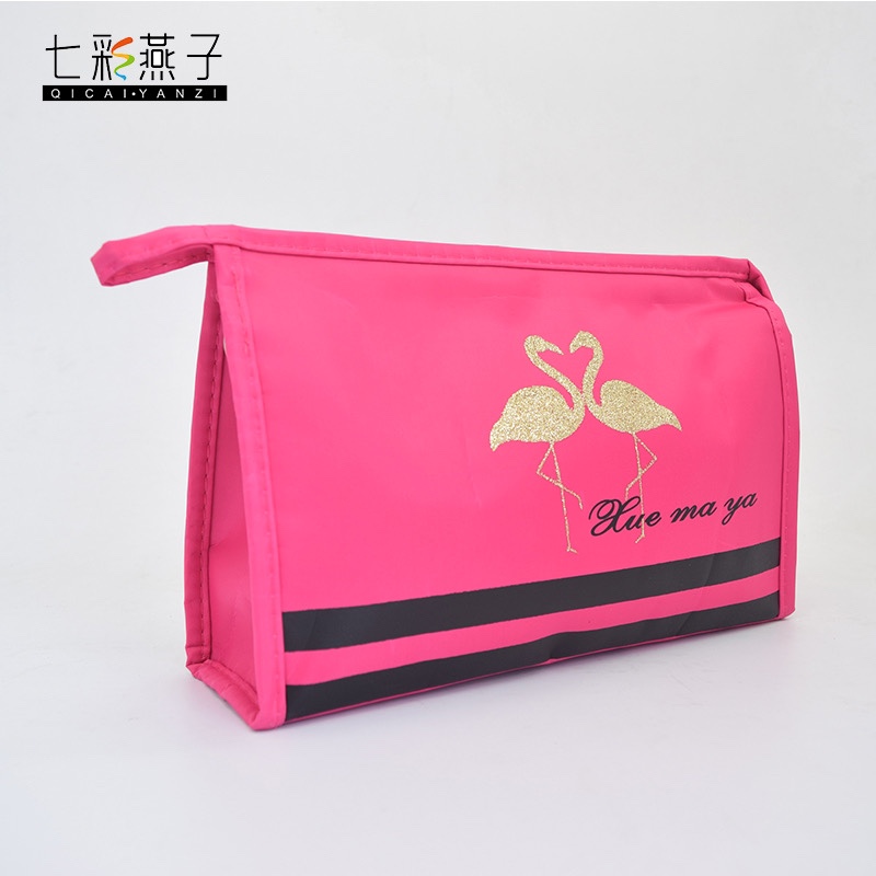 火烈鸟公文包便捷收纳包化妆包化妆袋洗漱包手拿包收纳袋