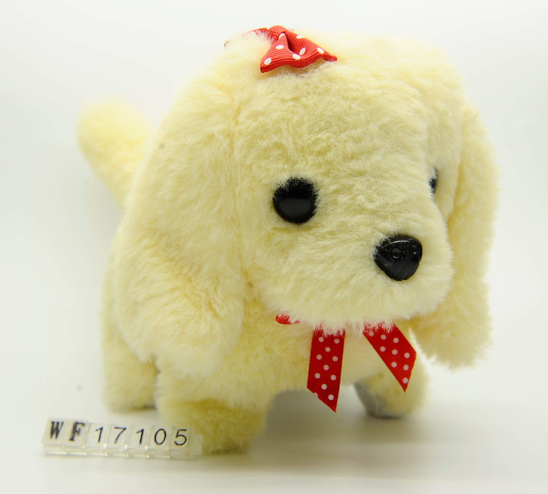 Children's gifts: Simulated moving toys, dog plush toys, which can walk, bark and wag their tails