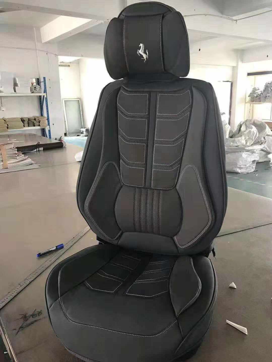 运动款全皮汽车坐垫9D五座太空舱详情图6