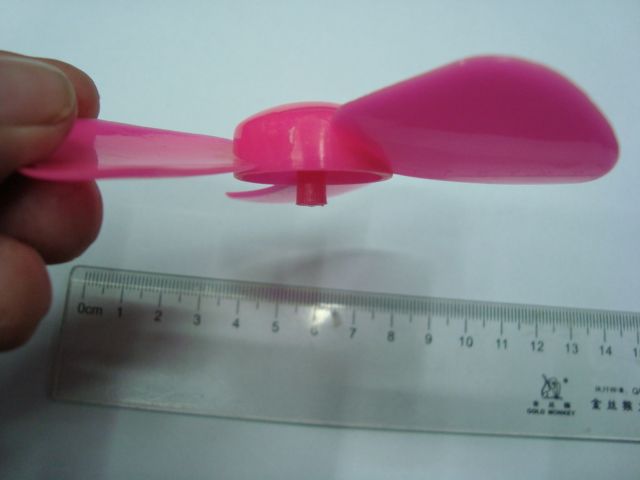 塑料风叶风扇实验用品9厘米风能吹风机90mm帽用详情图3
