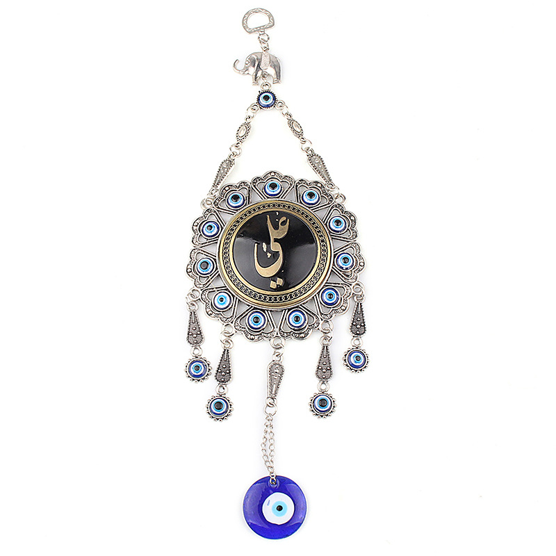 New Crafts Lucky Eye Wall Hanging Middle Eastern Turkish Style Hanging Decorations Home Decor Wall Hanging Decorations Specification drawing