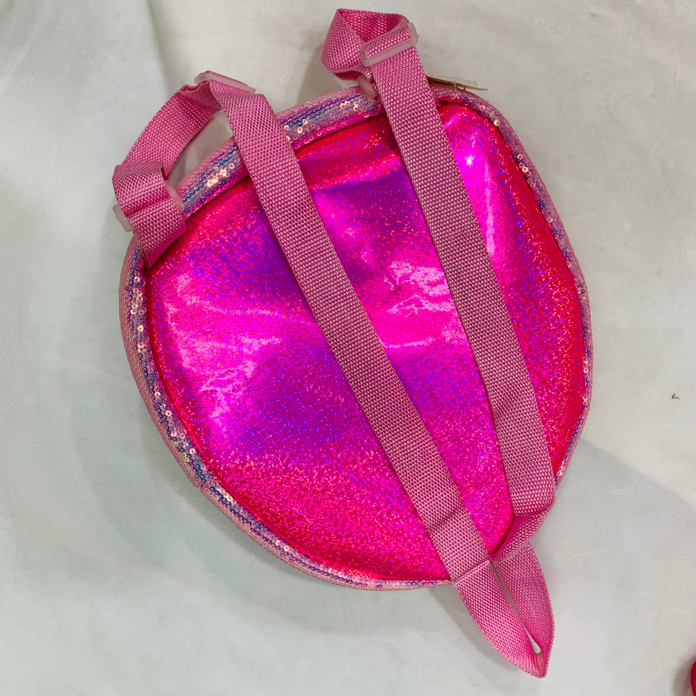 2020 New Children's cartoon cute sequined unicorn backpack double-pull Schoolbag for primary school students details Picture