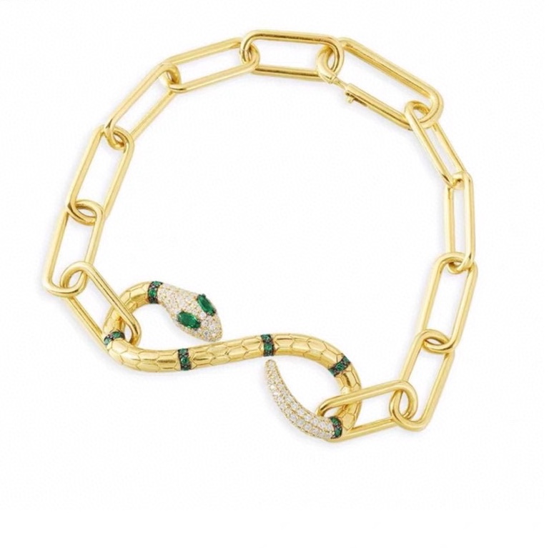 A New foreign spirit snake patronus bracelet Female S097 retro original ring clasp snake-shaped jewelry bar code price 96 thumbnail
