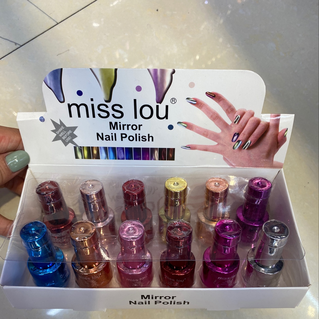 From The Quantitative 7200 Mirror Nail Polish Manufacturers Direct Sales Sample To Make Waterproof Do Not Fade