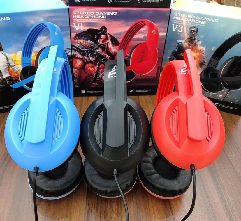 V1 V2 V3 V4 P4 over-ear headphones, earbuds, gaming headphones, PUBG headphones Specification image
