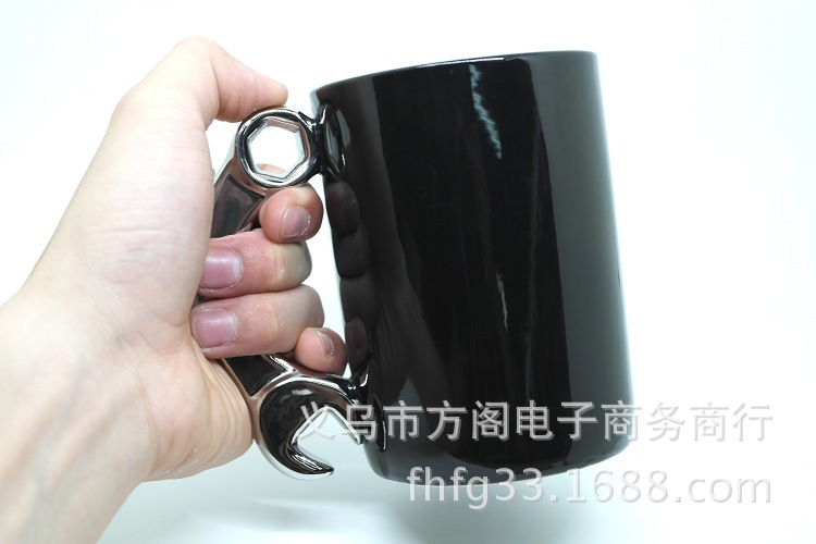 Tools Ceramic Cup Creative Wrench Shape Mug Wrench Cup Tool Series Wrench Cup Tool Cup Item Picture