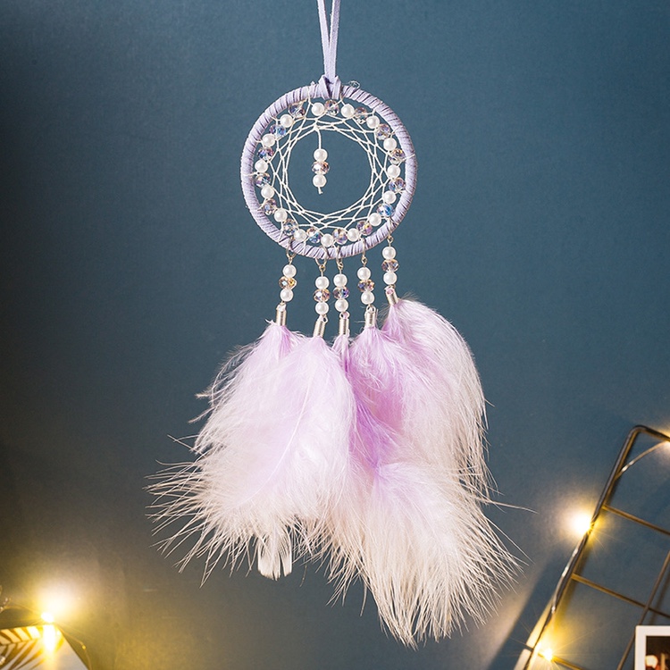 dreamcatcher handcrafted feather Home Wall decoration Creative car Hang Birthday Gift Dream Catcher 20DC028