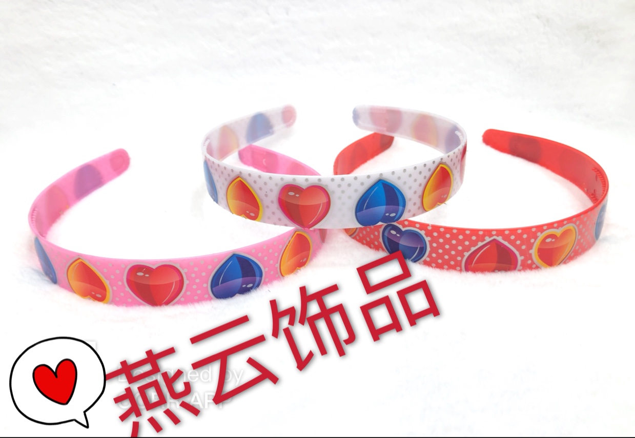 韩版百搭时尚印花爱心小女孩款，1件可混色混款产品图
