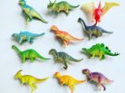 12款恐龙模型仿真塑胶动物儿童认知模型玩具配件沐浴球配件