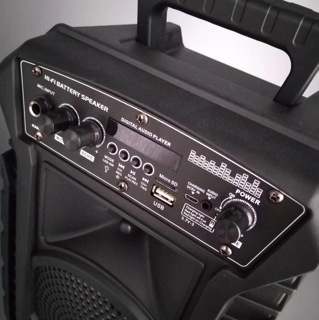 双6.5寸蓝牙小音响插U盘TF卡电脑连接细节图