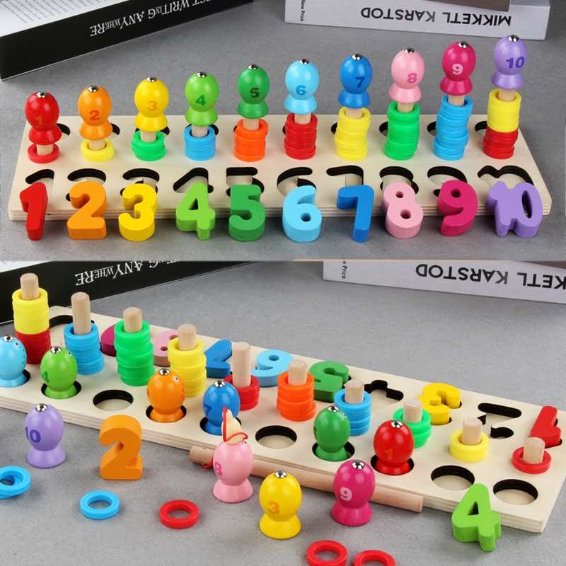 Early education fishing number matching color recognition for boys and girls Intelligence Benefit toys for babies early education intelligence Application Scenario