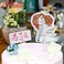 新款 浪漫七夕情人节 蛋糕装饰插牌 情侣系列插件 派对甜品台配件产品图