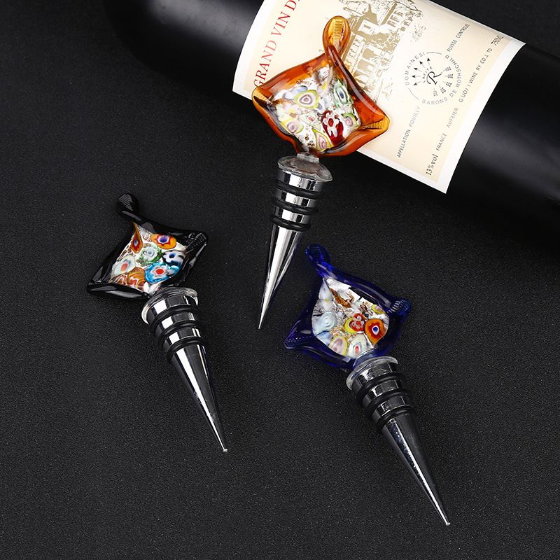 定制创意琉璃红酒塞子 红酒瓶塞葡萄酒塞保鲜塞密封塞气泡酒塞详情图6