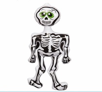 Inflatable PVC swimming ring Halloween Skeleton Ghost Festival Easter Christmas pendant swimming ring