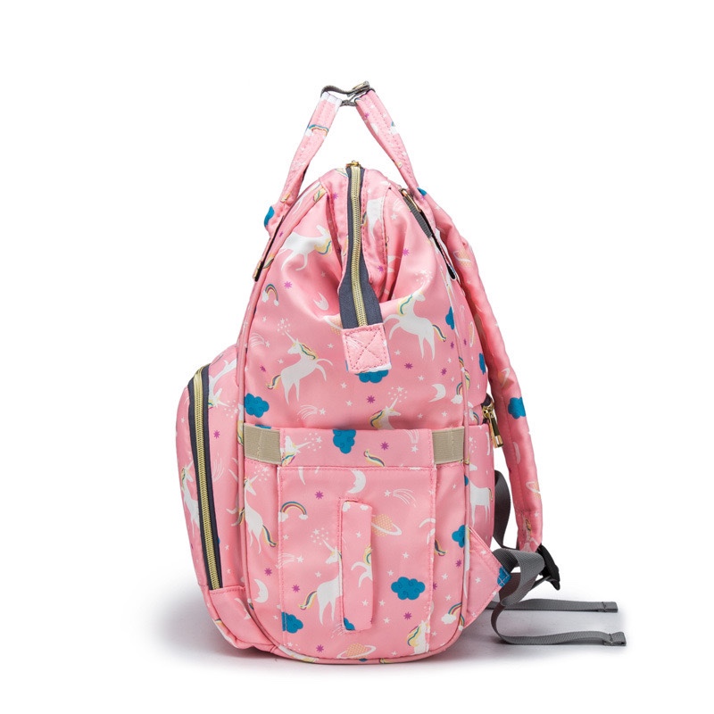 Mommy bag multifunctional mommy bag out baby bag moda mommy bag pañal backpack fábrica directa details Picture