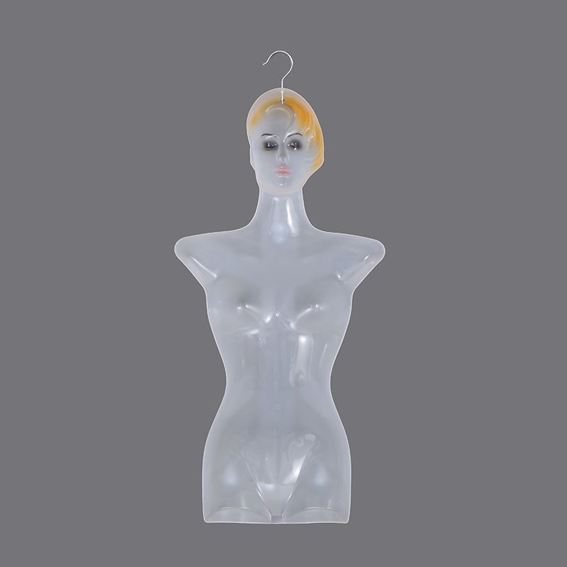 时尚厂家供应成人胸模服装泳衣展示 塑料半身陈列模具货架详情图3