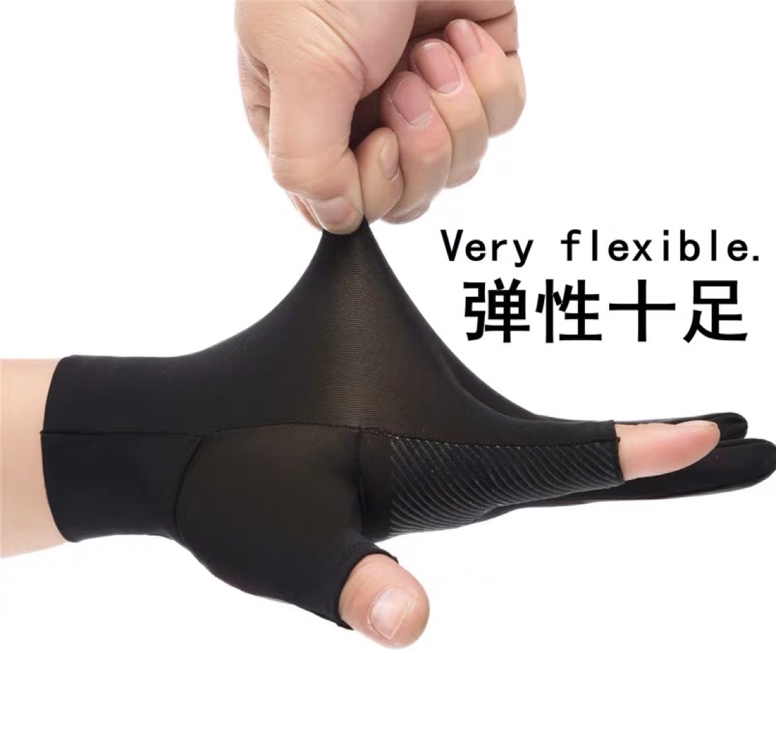 Cycling Gloves Men's Summer Half Thin Sunscreen Skate Silk Driving Leaky Two Finger Fishing Half Finger Gloves Women's Item Picture