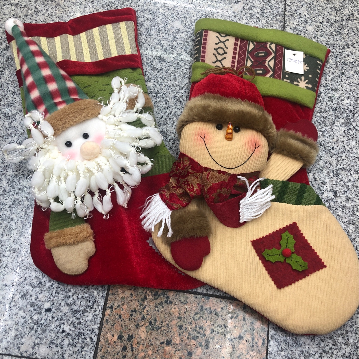 Doll Stockings Christmas Stockings Santa Claus Snowman 11 details Picture