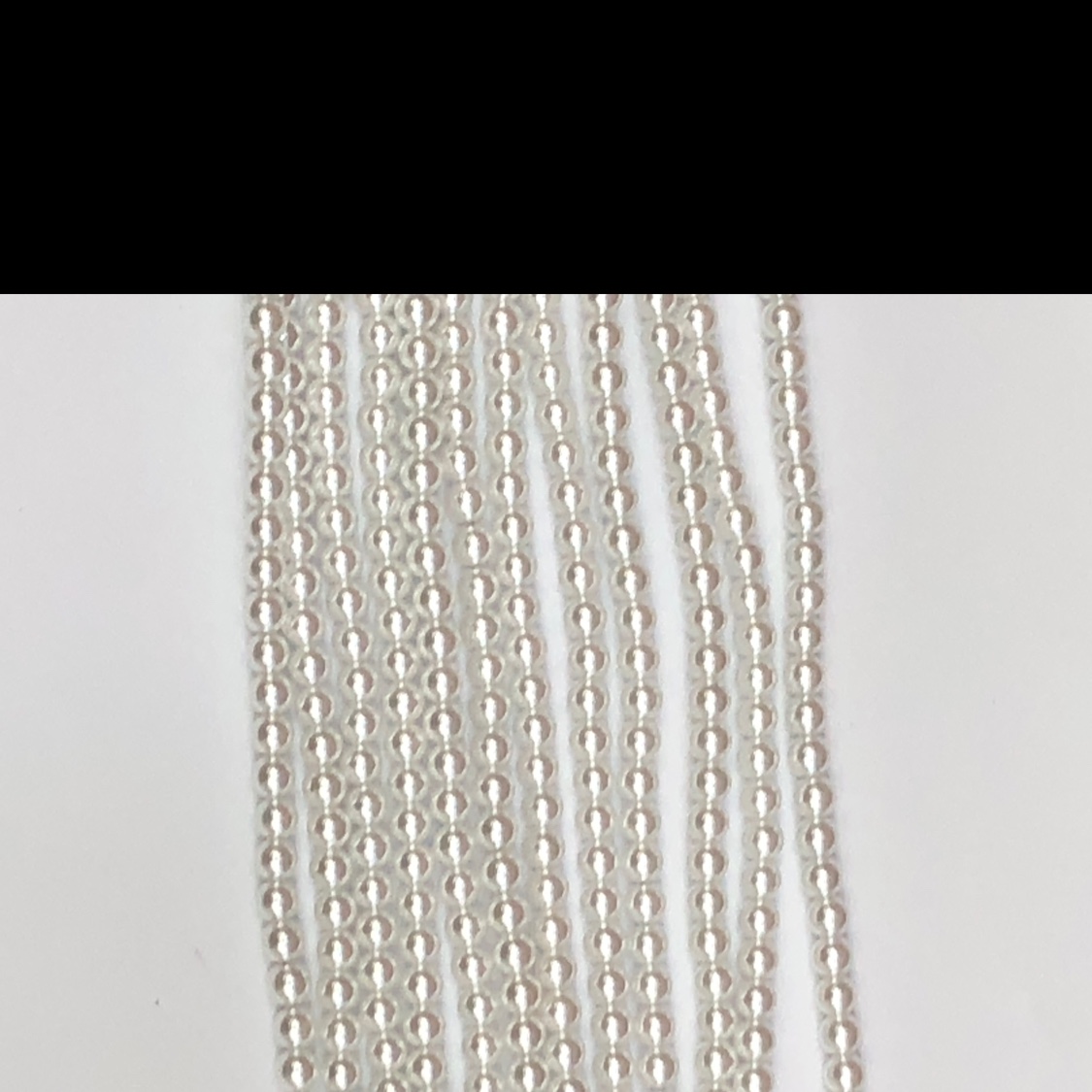 高品质玻璃仿珍珠，正4mm，无瑕疵，一条200颗，白色米色有现货详情图2
