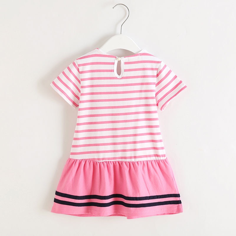 Short-sleeved baby tops and skirts for girls Specification image