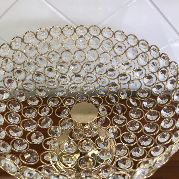 Crystal Fruit Plate Decoration Specification drawing