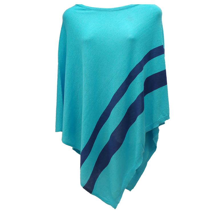 Spring/Summer 2020 Thin Women's cape Cape, wool blend, striped contrast jumper, jumper thumbnail