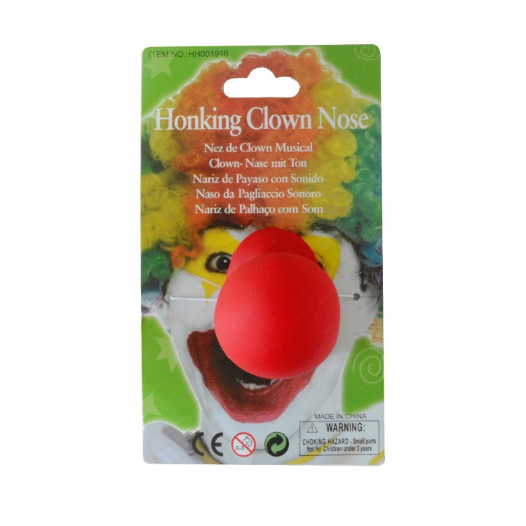 Halloween clown nose Masquerade ball party Red sound clown nose Bar Nightclub KTV Carnival props details Picture