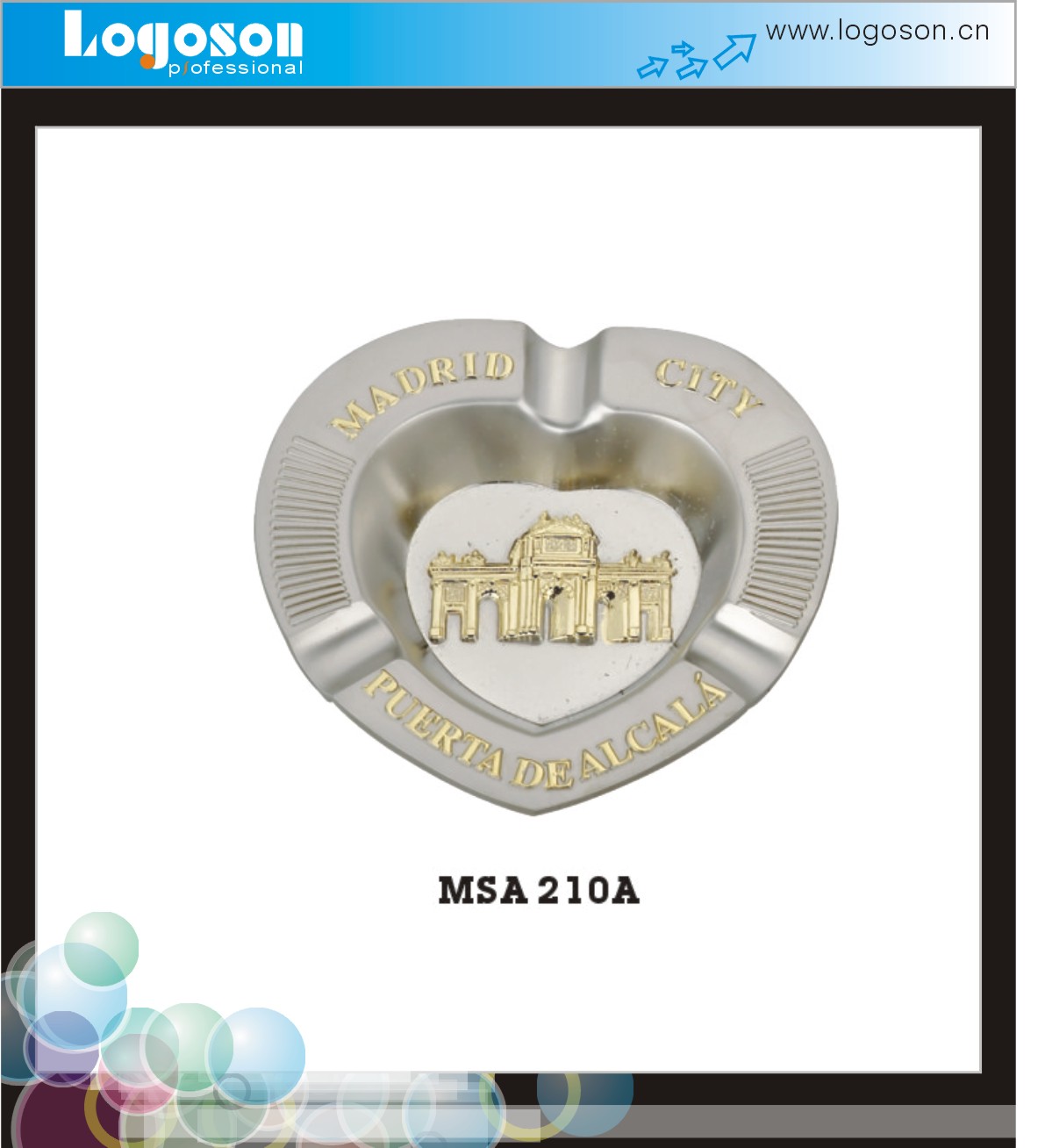Heart square dos colores galvanoplastia memorial plate regalo details Picture