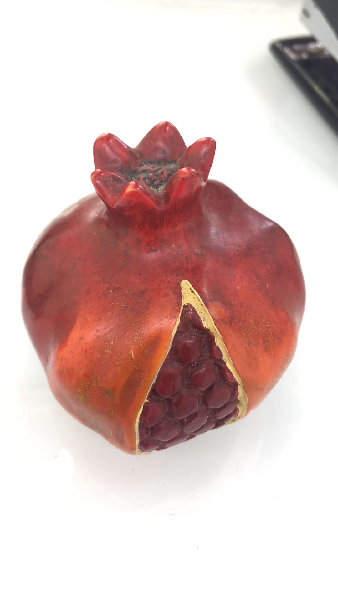 Pomegranate resin ornaments