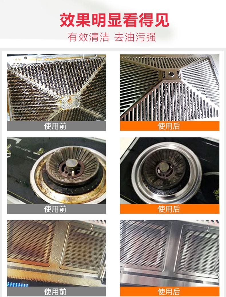 大公鸡万能油污净（黄色柠檬香）625ml*12详情图8