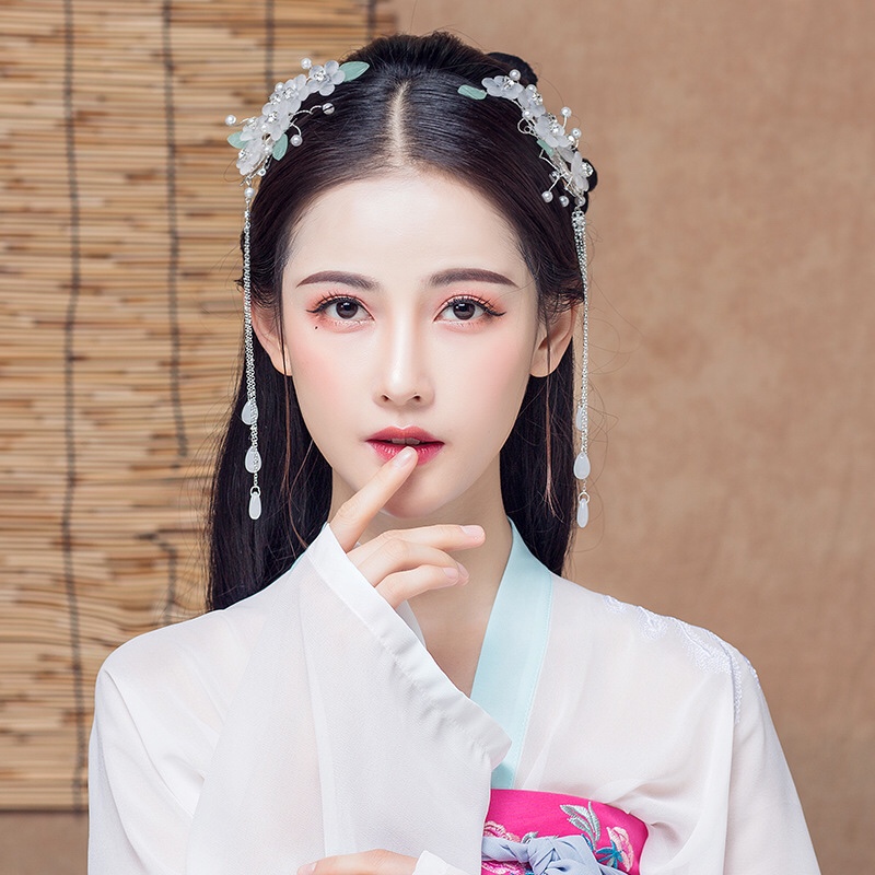 原创设计古风对夹甜美发饰汉服配饰古装头饰