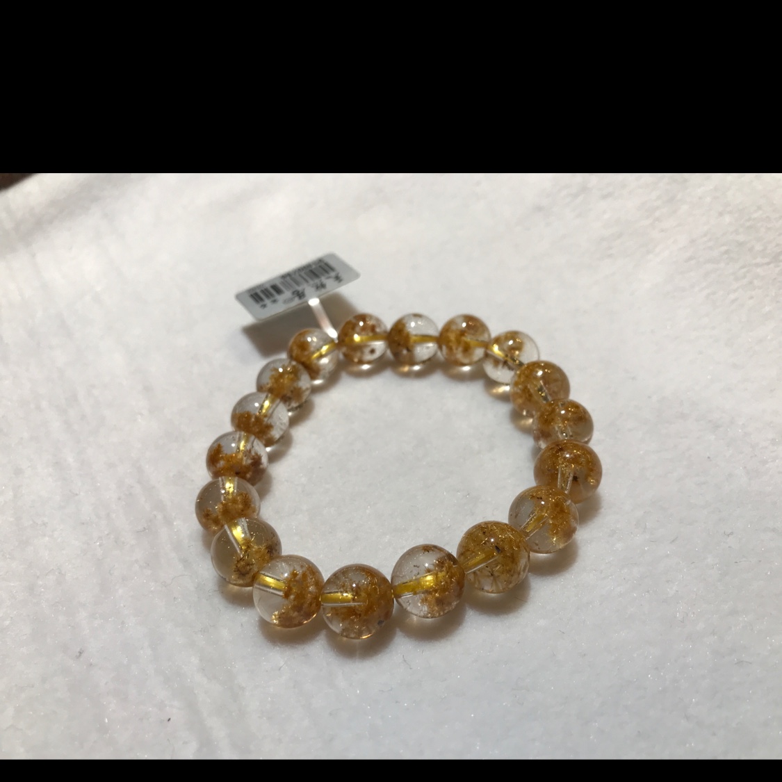 （天然居珠宝）发晶花手链产品图