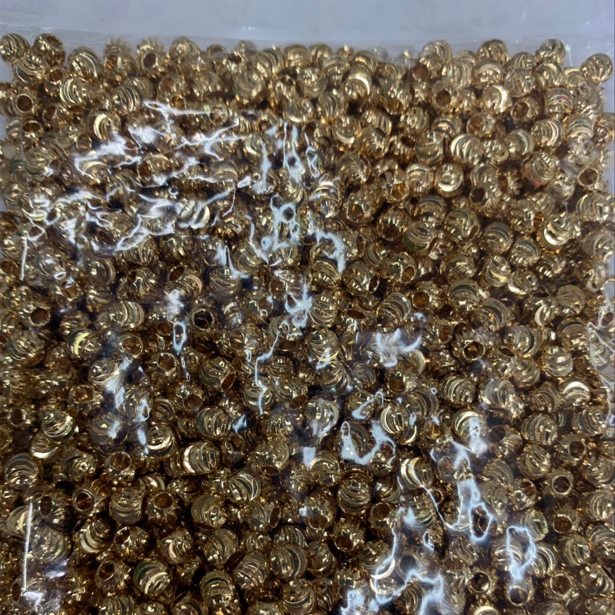 DIY car flower bead spacer bead handcrafted jewelry accessories