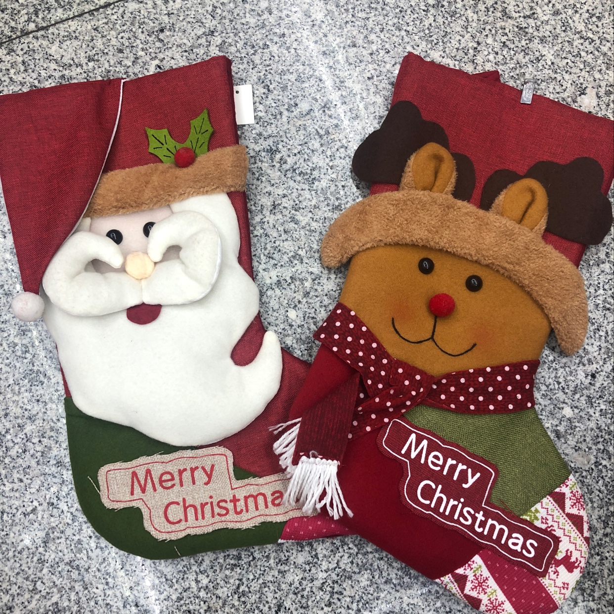 Stocking Doll Stocking Deer Santa Claus