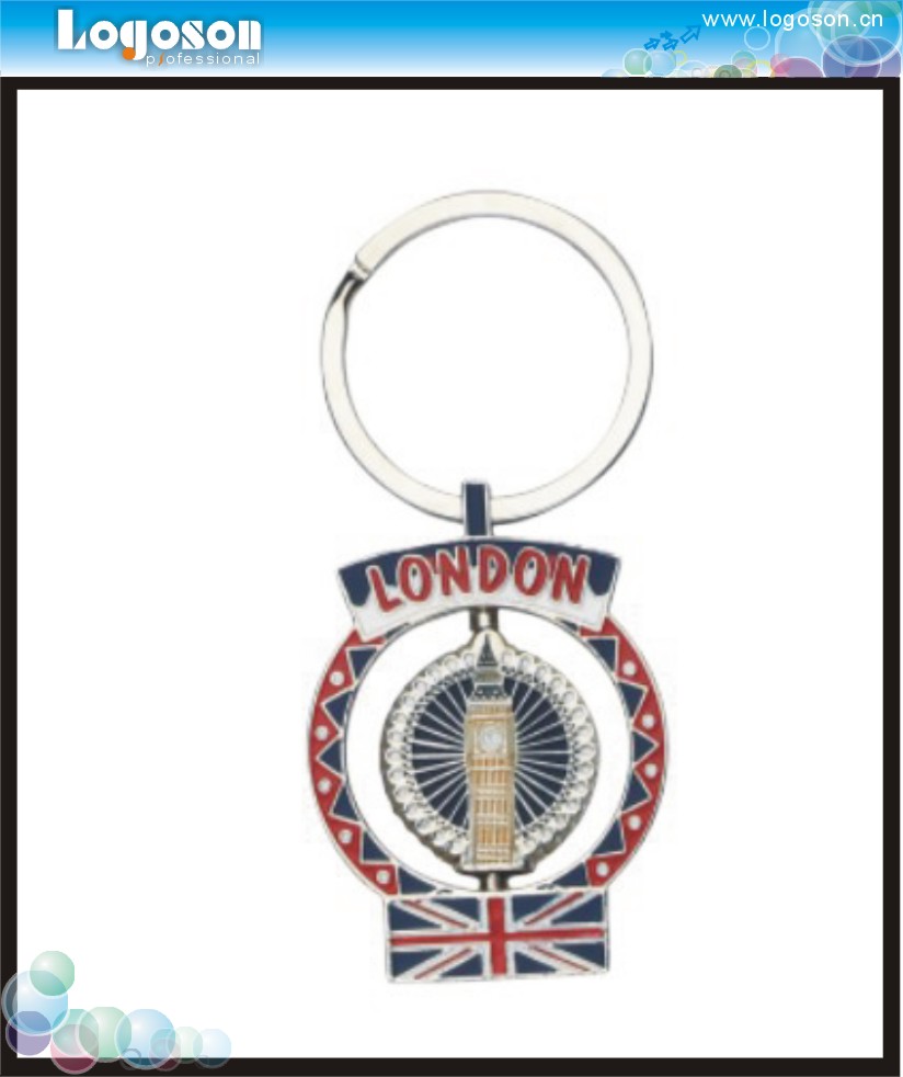 英国款式钥匙扣纪念品伦敦大桥钥匙扣可定做产品图