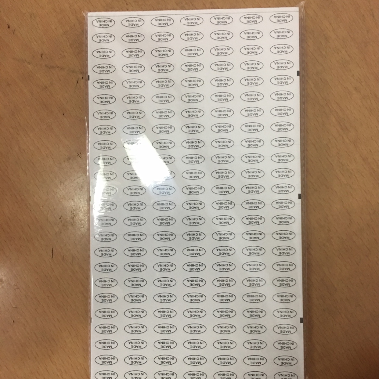 Wholesale of white 168 paper label stickers made in China