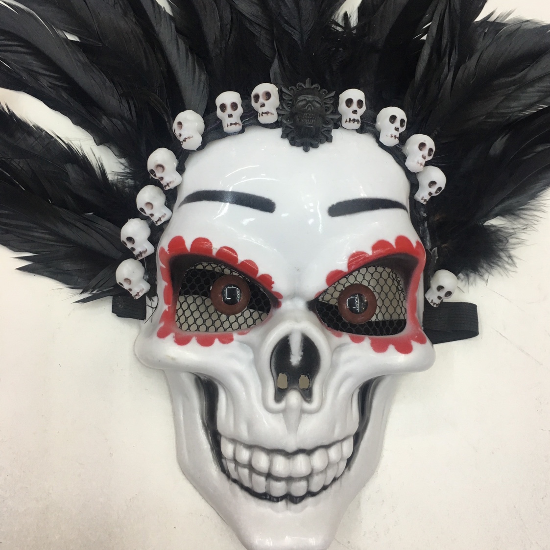 厂家直销万圣节化妆舞会墨西哥亡灵面具