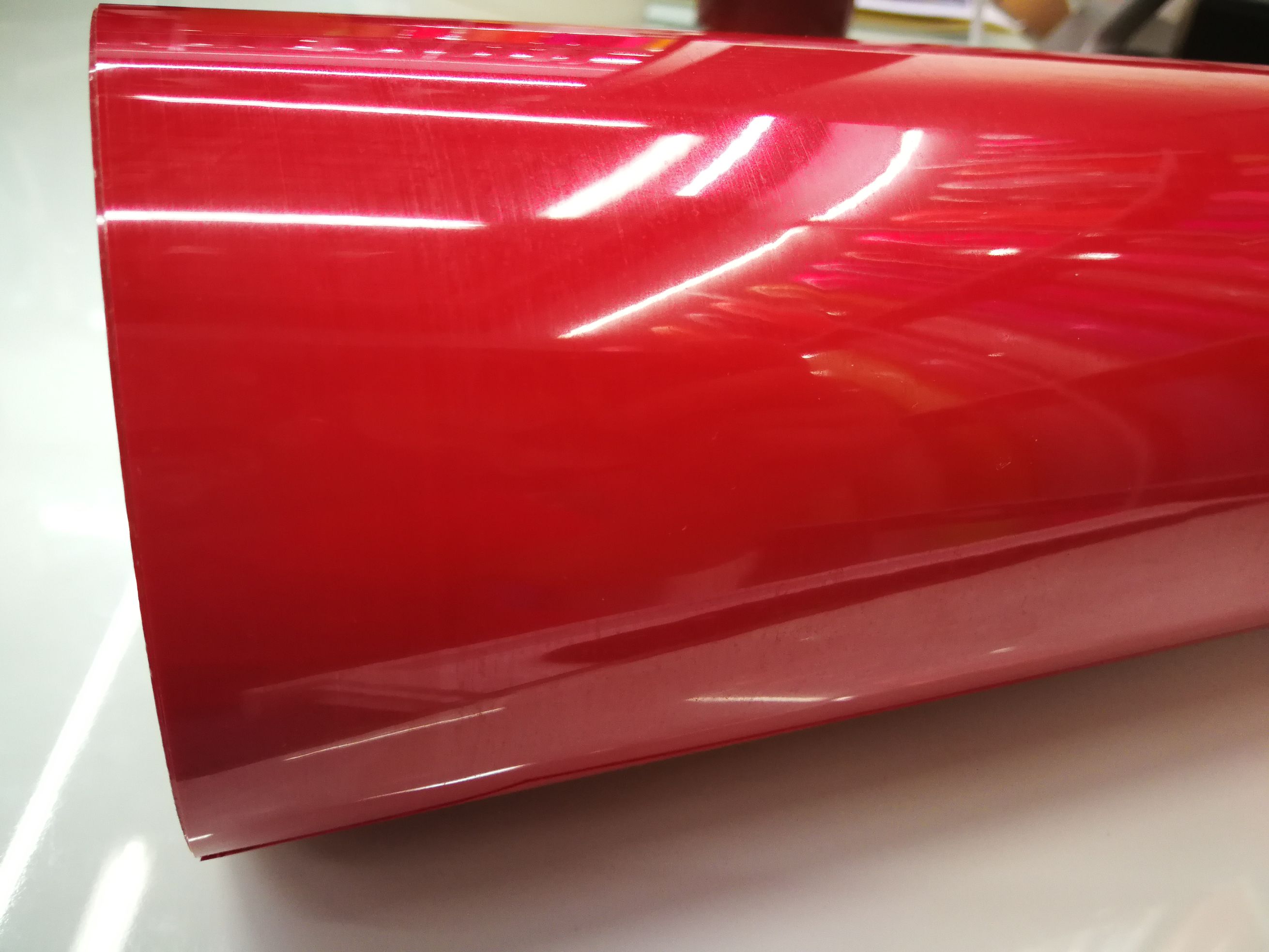 Jia Li Xin PU printing lettering film bright red heat transfer printing washable environmental protection manufacturer straight hair thumbnail