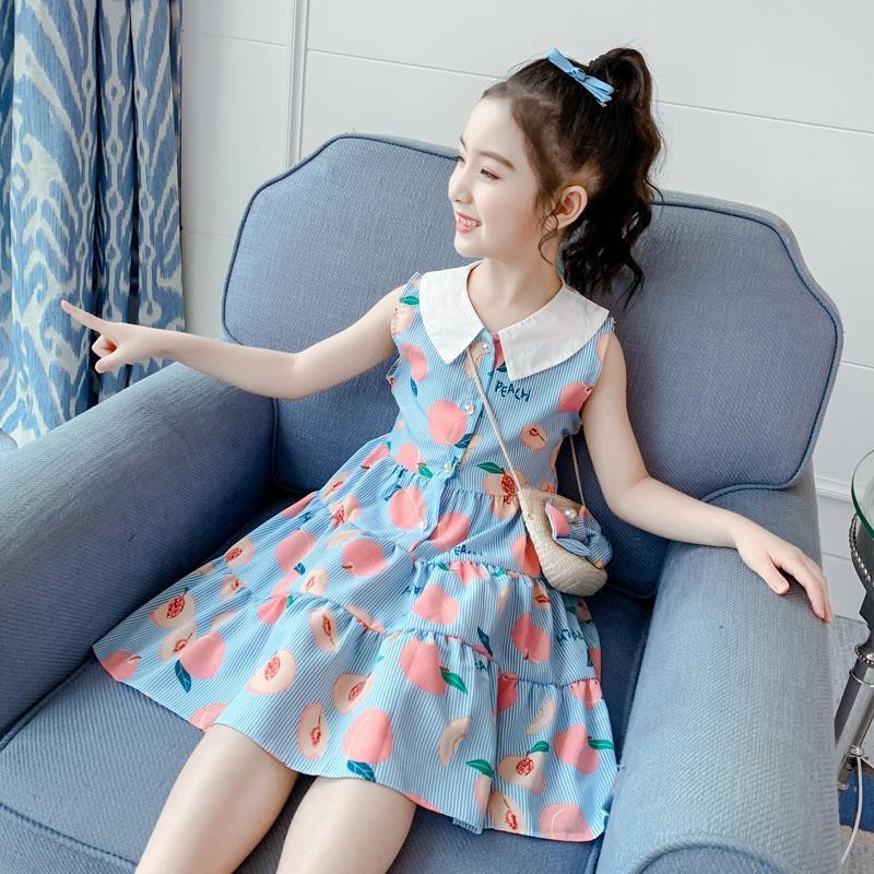Summer dress 2020 New summer dress for children Little girl Sundress princess skirt thumbnail