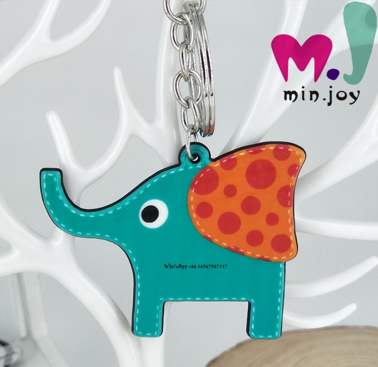 Elephant Cartoon Keychain Pendant Bag Hanging Clothing Accessories Ornaments Ornaments details Picture