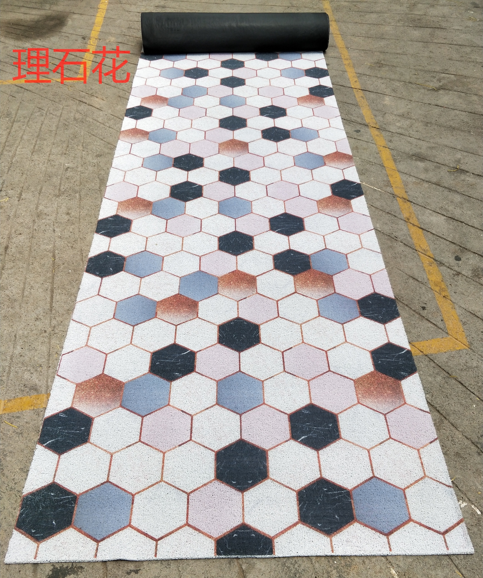 Silk ring floor MATS, household door MATS, freely cut and customizable. Cartoon foot MATS for entrance doors, popular entrance carpet pic 4