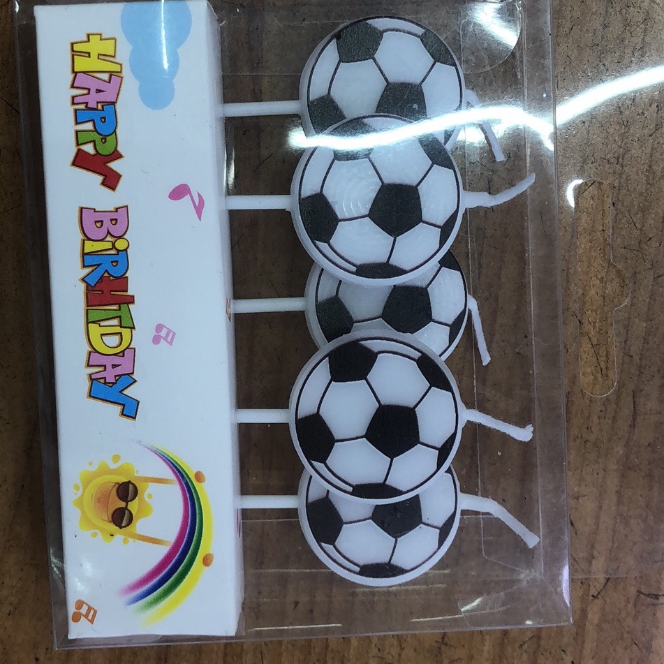 PVC box football candles thumbnail