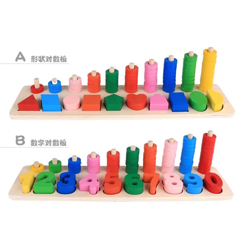Children's digital shape building block toys for boys and girls are early education and development toys that benefit intelligence Specification image