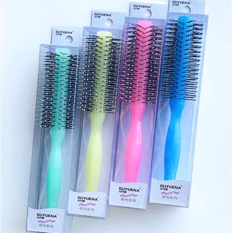 Luminous comb set with suction card OPP set with curling comb details Picture